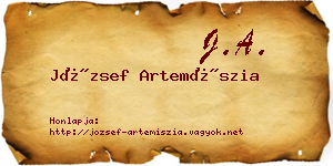 József Artemíszia névjegykártya